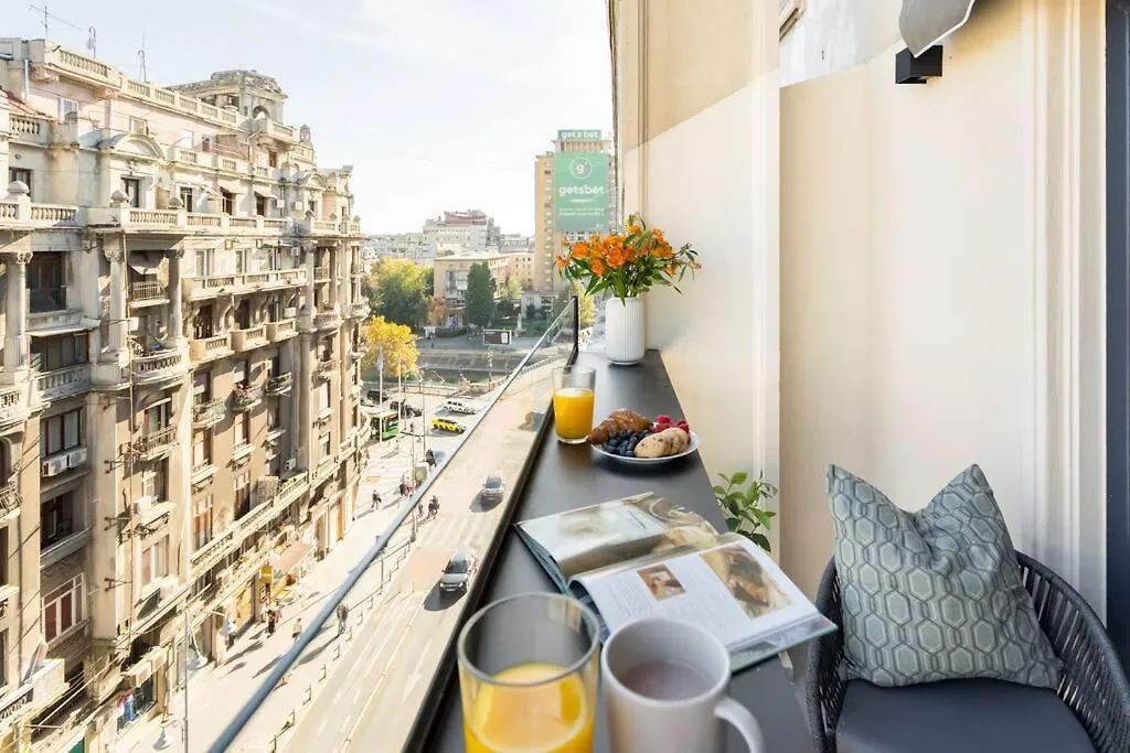Stunning Views Luxury Studio Бухарест Апартаменты