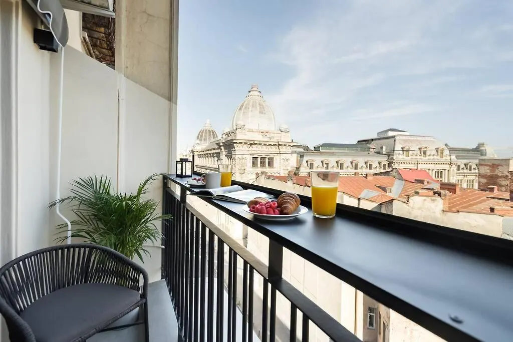 Stunning Views Luxury Studio Бухарест Апартаменты